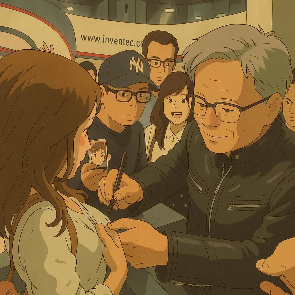 Ghiblified photo example